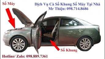 DỊCH VỤ CÀ SỐ KHUNG, SỐ MÁY XE MỌI LÚC MỌI NƠI