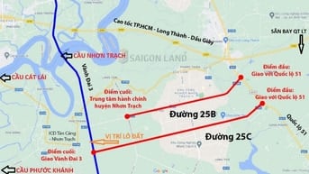 Bán 1 lô đất CLN quy hoạch, mặt tiền vành đai 3