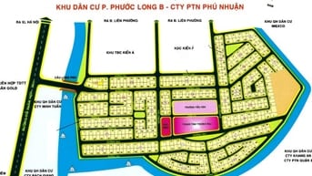 Bán đất lô góc dự án phú nhuận 66tr/m.