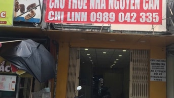 Cho thuê nhà 2 mặt tiền trước sau, phố ẩm thực Nguyễn Thượng Hiền