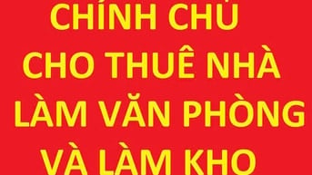 Cho thuê nhà làm VP và kho đường 19A, Bình Trị Đông B, Bình Tân