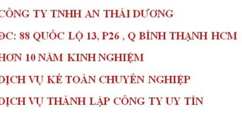 Kế toán thuế , kế toán nội bộ bán thời gian, DV pháp  lý doanh nghiệp 