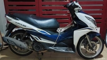 Bán xe Suzuki impulse màu xanh trắng- 2017 bảo trì tốt, máy êm