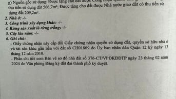 Bán Đất đường TL39, P.Thạnh Lộc, Q12, đường lớn xe tải