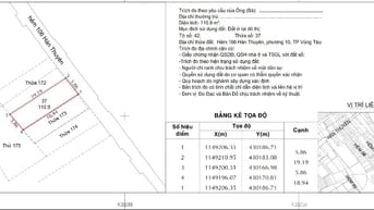 BÁN ĐẤT ĐƯỜNG HÀN THUYÊN PHƯỜNG 10 THÀNH PHỐ VŨNG TÀU 