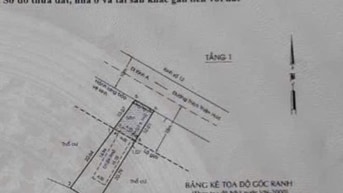 Nhà 222m2 mặt tiền đường Thích Thiện Hoà, Xã Lê Minh Xuân,Bình Chánh