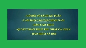 TRANG KẾ TOÁN 15 NĂM KINH NGHIỆM NHẬN LÀM