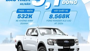 BÁN - Bảo hiểm xe ôtô Ford Ranger XLS 4x2 at 2024