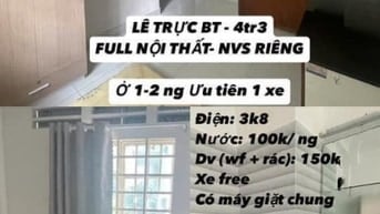 ⚡️ Đầu tháng 12 trống phòng 4tr3 FULL NỘI THẤT