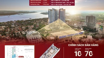 Sở hữu căn chung cư cao cấp tại Trung tâm TP Việt trì giá chỉ từ 1tỷ2