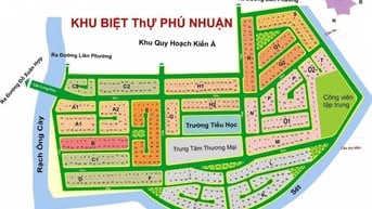 Bán đất biệt thự phú nhuận phước long B đường 20m