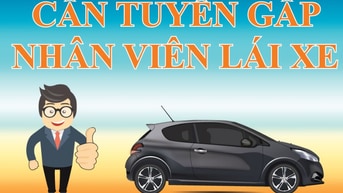 LÁI XE TẢI VÀ PHỤ XE GIAO HÀNG CÓ NHẬN BỔ TÚC LƯƠNG CAO LÀM NGAY