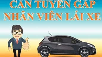 CẦN NHÂN VIÊN TÀI XẾ GIAO HÀNG , PHỤ XE ĐI LÀM NGAY