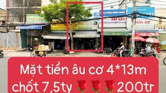 🏠 BÁN NHÀ MTKD ÂU CƠ, P. TÂN THÀNH, TÂN PHÚ - 72M2 - C4 - 7.5 TỶ TL🏡