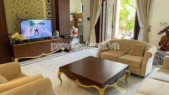 Cho thuê biệt thự song lập Vinhomes Bason Q1, 225m2, 1 hầm + 4 tầng