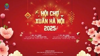 HỌI CHỢ XUÂN HÀ NỘI 2025 TẠI ROYAL CITY VÀ TIMES CITY