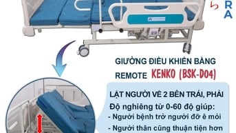 THANH LÝ Giường điện y tế KENKO-BKS-D04 công nghệ Nhật Bản