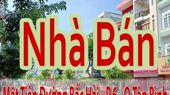 Bán Nhà Mặt Tiền Đường Bắc Hải P.6 Q.Tân Bình - dt:2,9x19m nở hậu 3,4m