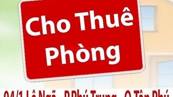 Cho Thuê Phòng Trọ : 94/1 Lê Ngã, P.Phú Trung, Q.Tân Phú - dt:10 m2