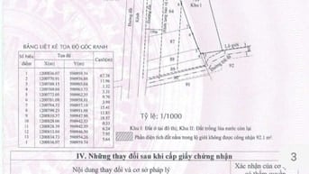 Bán lô đất 2MT Nguyễn Thị Thử XTT Hóc Môn DT 1105m giá 21ty