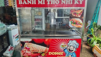 Bán rẻ xe bánh mì cũ (1600x600x1800)