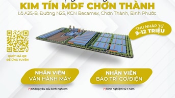 TUYỂN 5 THỢ HÀN CÓ TAY NGHỀ LÀM VIỆC TẠI BÌNH PHƯỚC