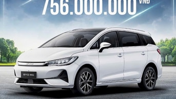 BYD M6- XE 7 CHỖ THUẦN ĐIỆN HIỆU SUẤT CAO