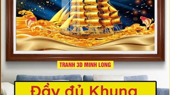 Xưởng tranh treo tường 3D khổ lớn – tranh đẹp giá bình dân