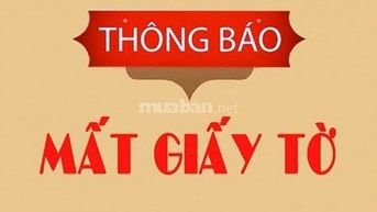 Thông báo mất giấy chứng nhận cải tạo xe cơ giới, đăng ngày 24/12/2024