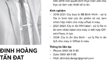 Thiết kế chế bản in ấn bao bì giấy