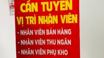 Showroom Thịnh Hưng mới khai trương cần tuyển nhân viên kho hàng 