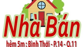 Bán Nhà Hẻm 5m Bình Thới P14 Q.11 gần vòng xoay Lê Đại Hành dt:5,5x25m