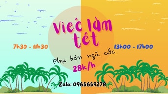 VIỆC LÀM TÂN PHÚ XOAY CA CHO SINH VIÊN KHÔNG ĐÓNG PHÍ