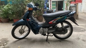 Cần bán xe Suzuki Thái 110cc màu xanh, biển 29L4, xe đẹp