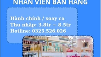 Cần 3 bạn nữ phụ việc bán hàng tại đại lý mỹ phẩm Hóc Môn 