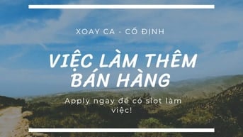 📣 TUYỂN GẤP NHÂN VIÊN NAM PHỤ SHOP BÁN HÀNG TẠI KV HÓC MÔN CẬN TẾT