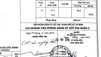 Bán nhà giấy tay đường Số 9 Phường Thảo Điền Q2. CÓ 50M2 GIÁ 3.5 TỶ