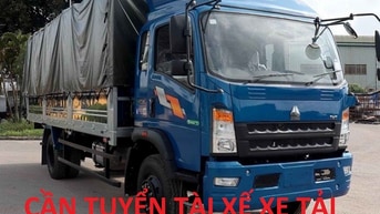 Tuyển gấp Tài xế Xe Tải, làm gần bến xe Quận 8, TPHCM