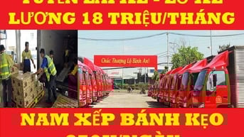 Hồ Chí Minh=> Việc Tài Xế B2 C D Lơ Xe Bánh Kẹo 20 Triệu