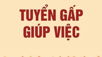 Tuyển 01 nữ giúp việc cho mẹ ở lại (phục vụ mình mẹ) tại Tam Trinh, HM