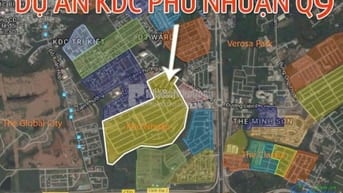 Bán 1 số lô đất dự án khu biệt thự Phú Nhuận, P.Phước Long B, Quận 9.