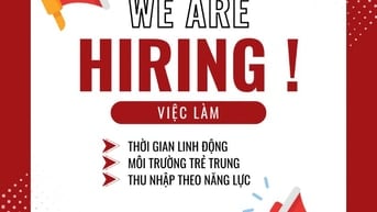 Quận Bình Thạnh cần tuyển ngay 3 bạn phụ bán Cà phê 