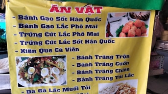 Về Quê cần sang gấp 1 xe trà sữa, nước ngọt, 1 xe bánh tráng ăn vặt