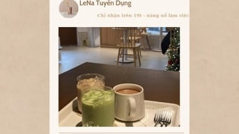 TUYỂN BẠN BÁN COFFEE TẠI BÌNH THẠNH