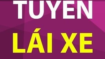 Tuyển 2 lái xe bằng C đi làm ngay, ưu tiên gắn bó lâu dài, có BHXH