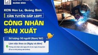 CẦN 50 CÔNG NHÂN SẢN XUẤT-QUẢNG TRẠCH, QUẢNG BÌNH