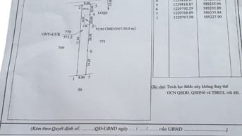 BÁN ĐẤT MẶT TIỀN ĐƯỜNG NGÃ TƯ NÔNG TRƯỜNG, 8X72=572M2 -GIÁ 3TỶ3