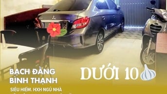 [BT58] Nhà hiếm dưới 10 T.ỷ_ HXH ngủ nhà Bạch Đằng, Bình Thạnh_4,6x12m