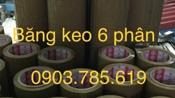 Băng keo dán thùng, trong, đục, 4,8 phân, 6 phân, 7 phân, giá sỉ.