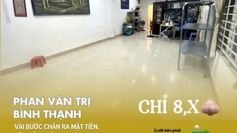 [BT59] Nhà 110m2 NH – 10 bước ra Phan Văn Trị, Bình Thạnh – Chỉ 8,x